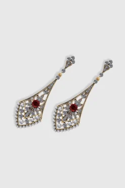 BABEYOND Earrings | Vintage<Art Deco Crystal Rhinestone Hollow Earrings