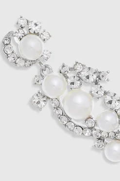 BABEYOND Earrings | Vintage<Art Deco Pearl Crystal Earrings