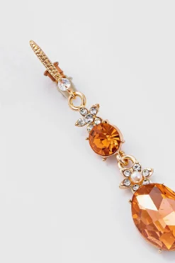 BABEYOND Earrings | Vintage<Art Deco Rhinestone Crystal Dangle Earrings
