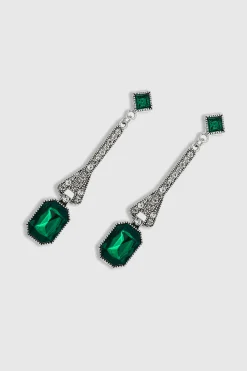 BABEYOND Art Deco | Earrings<Art-Deco Rhinestone Dangle Earrings