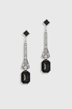 BABEYOND Art Deco | Earrings<Art-Deco Rhinestone Dangle Earrings