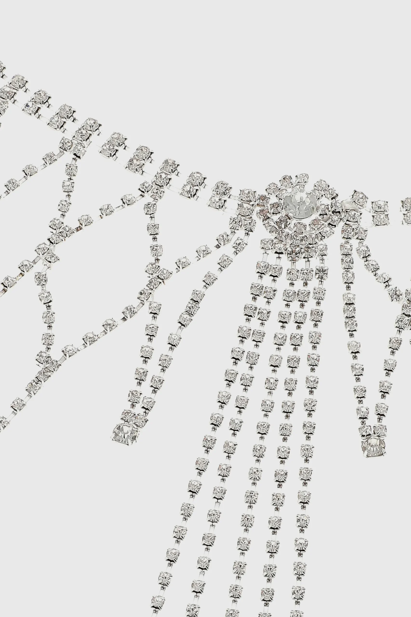 BABEYOND Shawls & Scarves | Rhinestone<Asymmetric Shiny Cape Crystal Chain Shawl