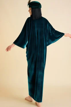 BABEYOND Evening Dresses | Velvet<Batwing Sleeve Slit Robe Dress
