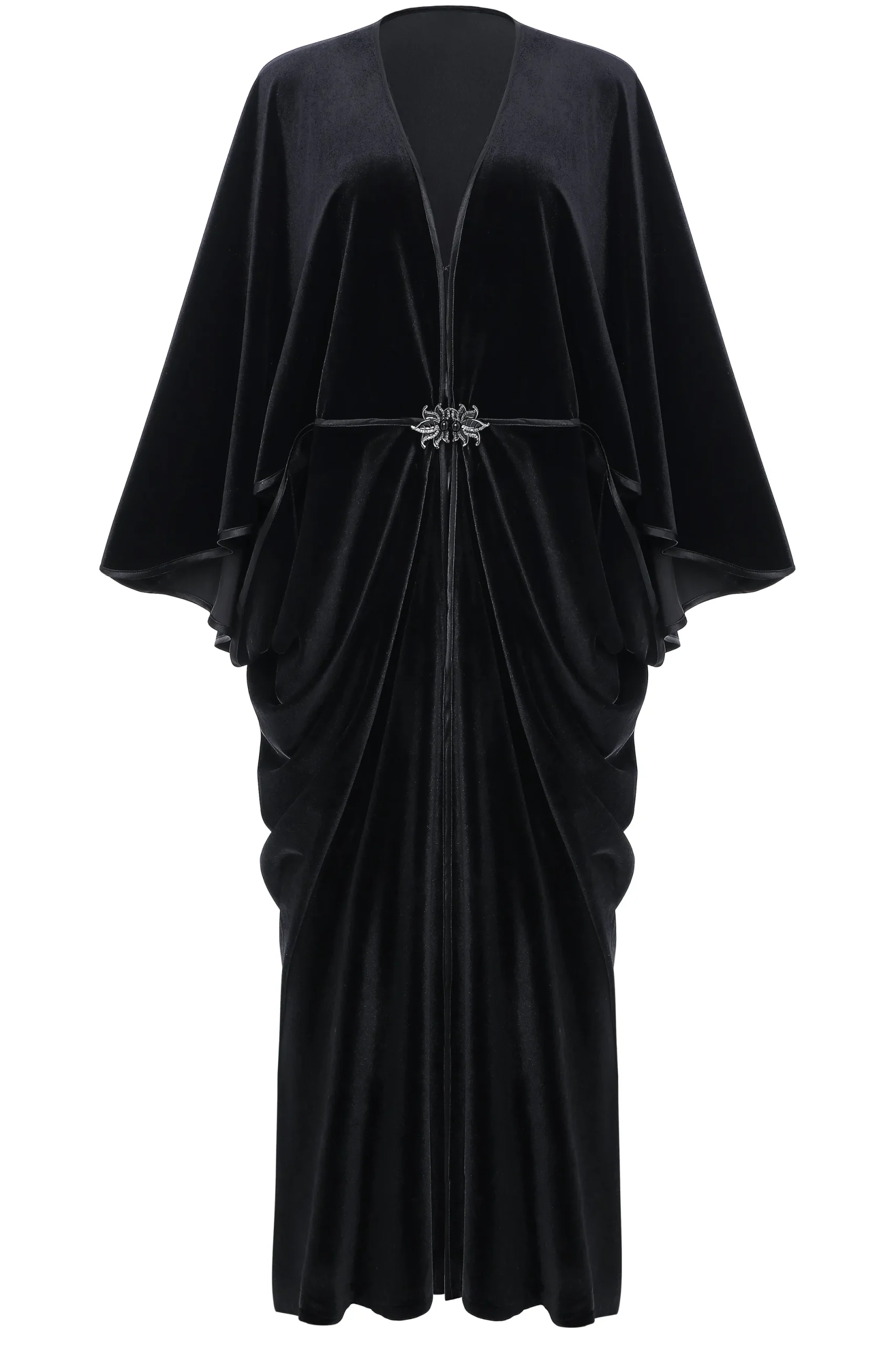 BABEYOND Evening Dresses | Velvet<Batwing Sleeve Slit Robe Dress