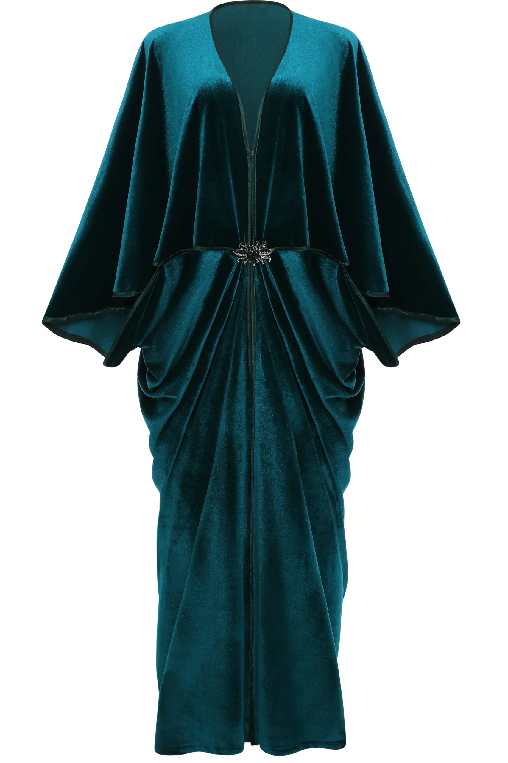 BABEYOND Evening Dresses | Velvet<Batwing Sleeve Slit Robe Dress