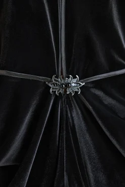 BABEYOND Evening Dresses | Velvet<Batwing Sleeve Slit Robe Dress