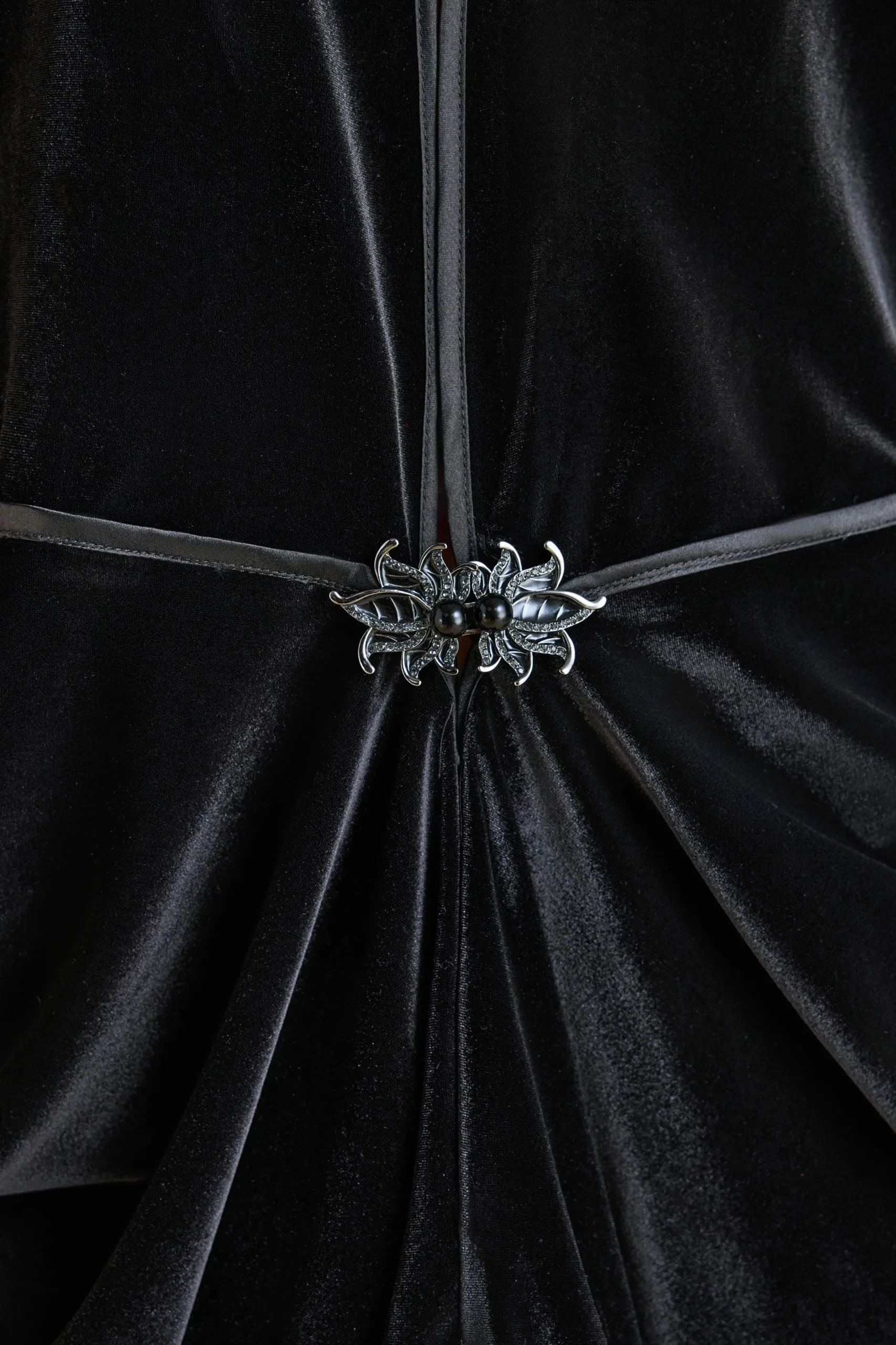 BABEYOND Evening Dresses | Velvet<Batwing Sleeve Slit Robe Dress