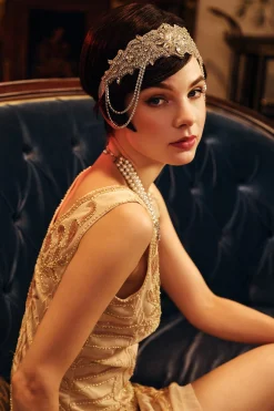 BABEYOND Rhinestone | Chain<Beaded Rhinestone Dangle Headband