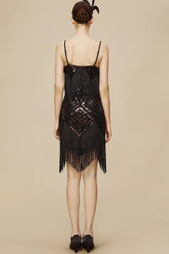 BABEYOND Wedding Dresses | Wedding<Beaded Sequin V-Neck Mini Slip Dress