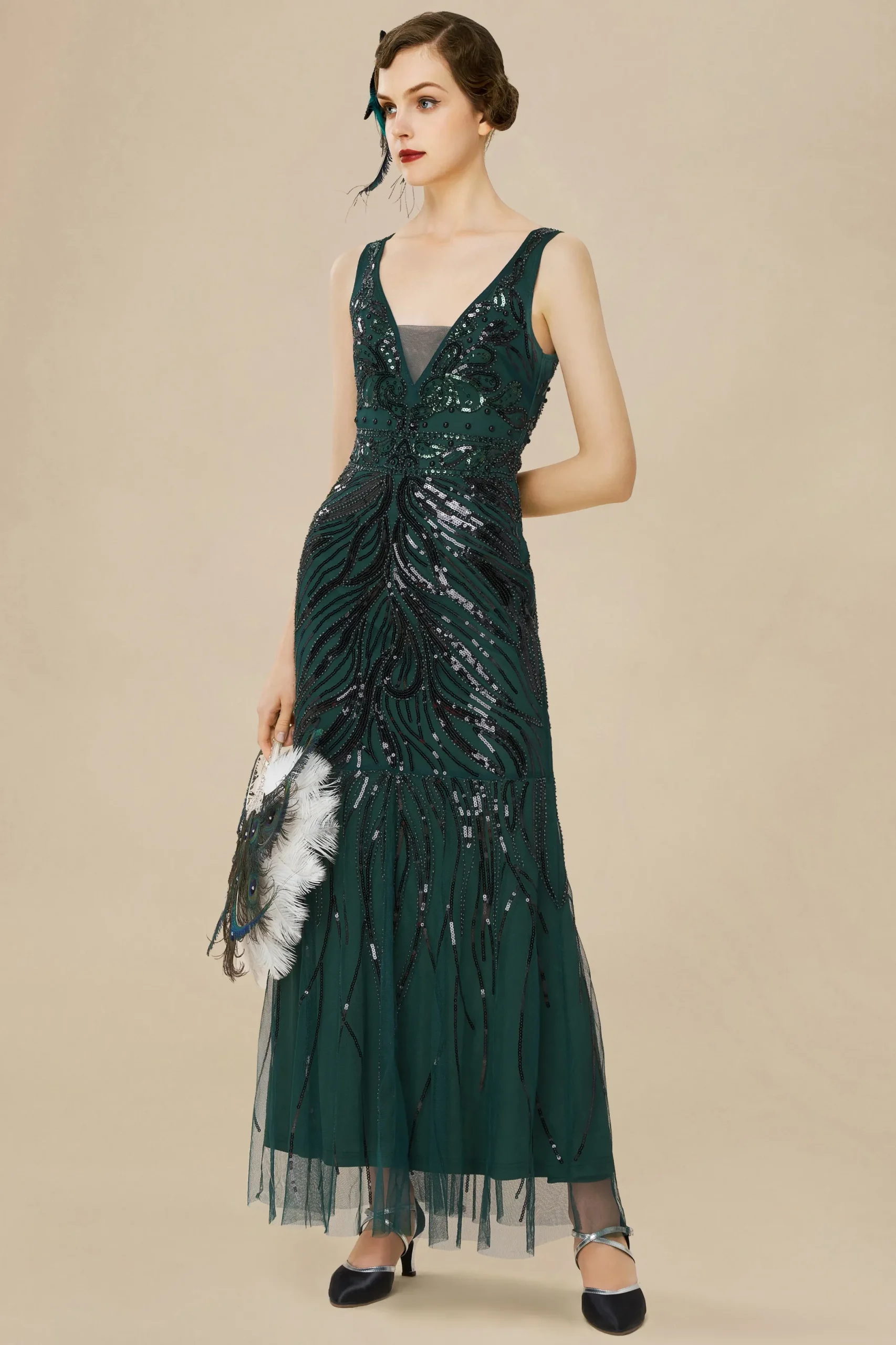 BABEYOND Evening Dresses | Sequin<Bodycon Tulle Maxi Cocktail Prom Dress