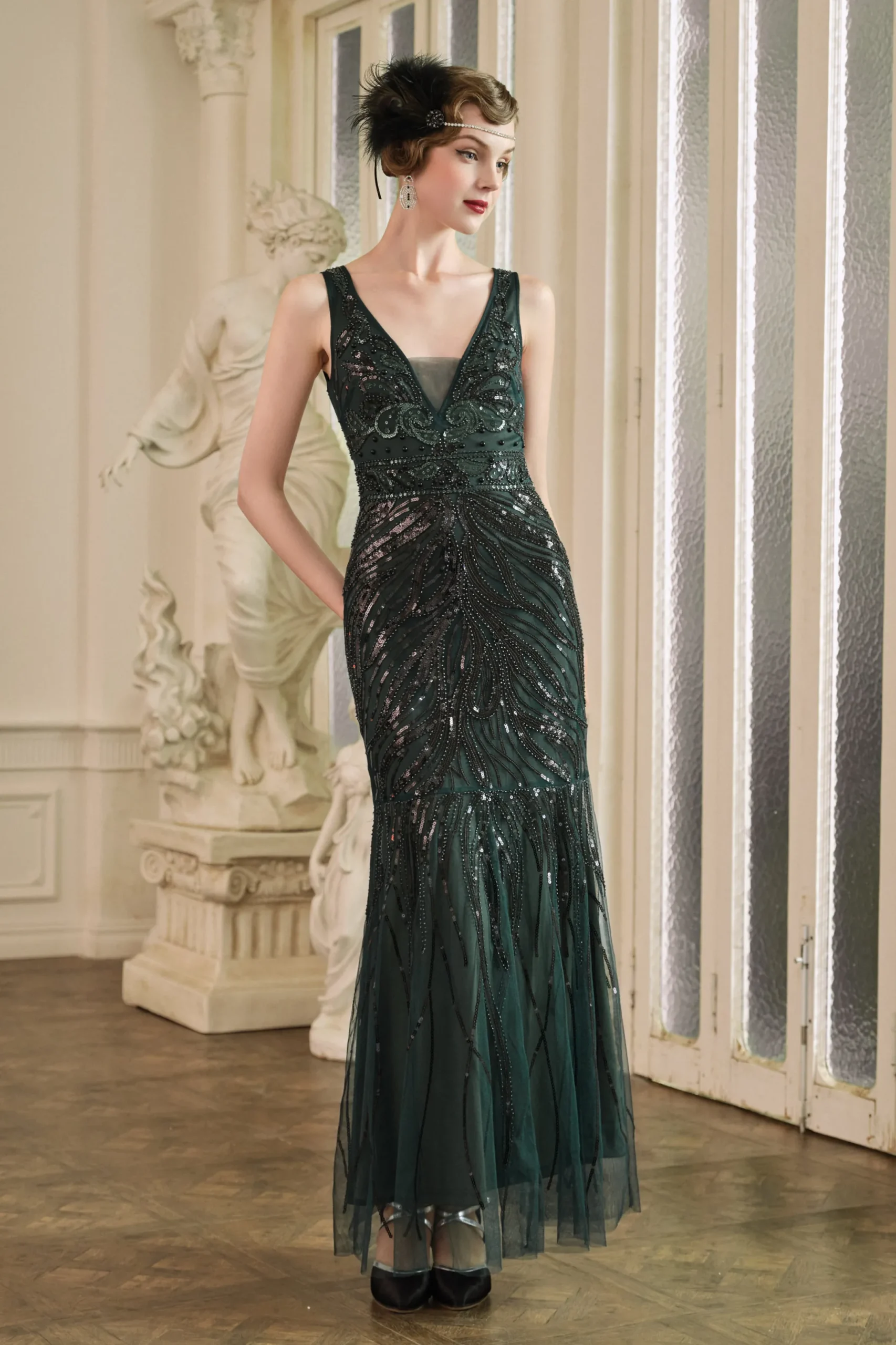 BABEYOND Evening Dresses | Sequin<Bodycon Tulle Maxi Cocktail Prom Dress