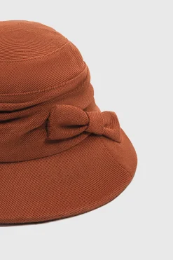 BABEYOND Hats<Bow-Trimmed Wide Brim Bucket Hat