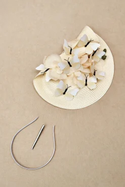 BABEYOND Fascinators<Butterfly Derby Wide Brim Fascinator