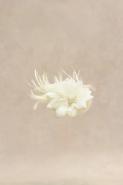 BABEYOND Fascinators<Cambric Tea Party Feather Fascinator