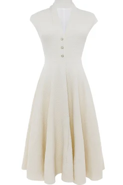BABEYOND Formal Dresses | Day Dresses<Cap Sleeve Shirtwaist V Neck Dress