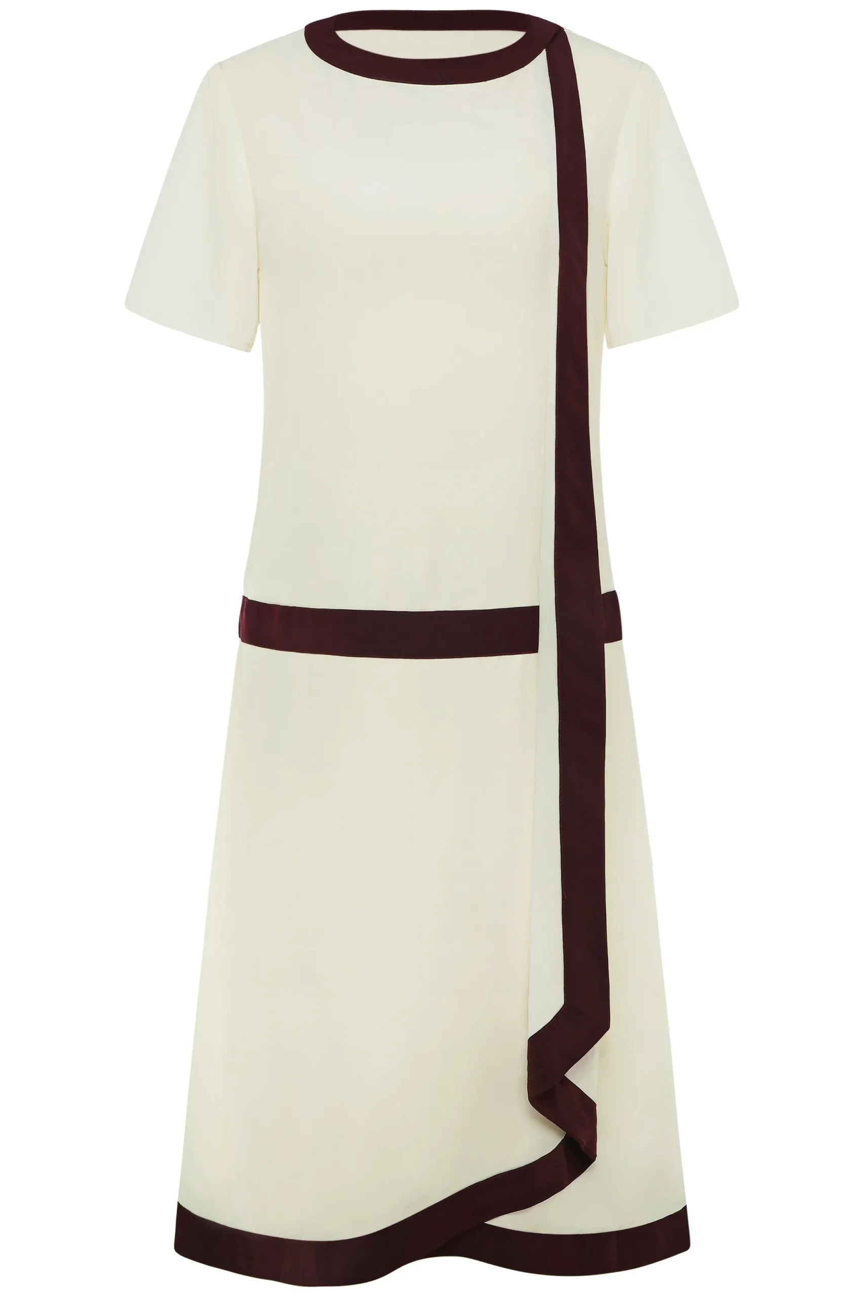 BABEYOND Day Dresses<Cascading Ruffle Color Block Day Dress