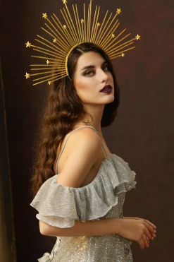 BABEYOND Halo Crown<Celestial Sunburst Goddess Halo Crown