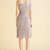 BABEYOND Flapper Dresses | Fringe<Charming Floral Beaded Fringe Flapper Dress