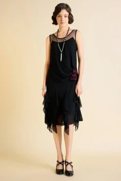 BABEYOND Day Dresses<Charming Floral Ruffle Hem Day Dress