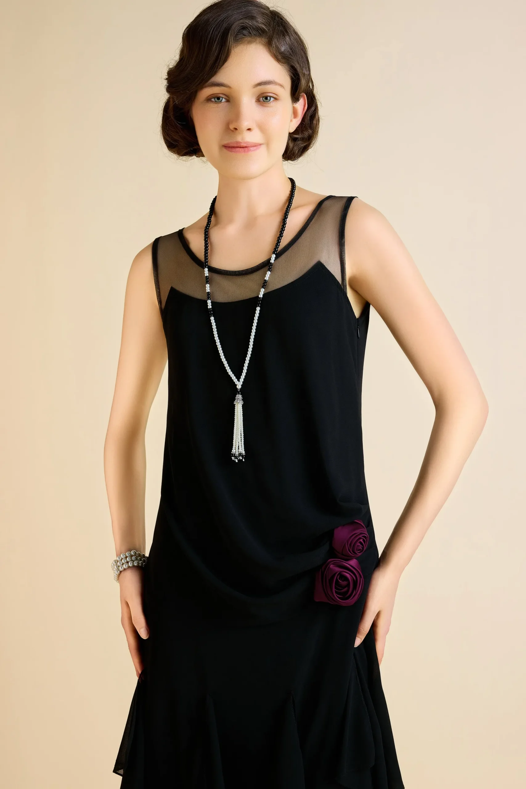 BABEYOND Day Dresses<Charming Floral Ruffle Hem Day Dress