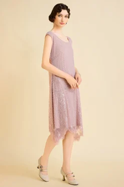 BABEYOND Flapper Dresses | Wedding Dresses<Chic Cap Sleeve Beaded H-Line Cocktail Dress