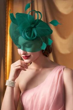 BABEYOND Fascinators<Classic Feather Bow Knot Fascinator