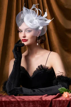BABEYOND Fascinators<Classic Feather Bow Knot Fascinator