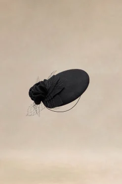 BABEYOND Fascinators | Lady<Classic Pillbox Flower Mesh Fascinator