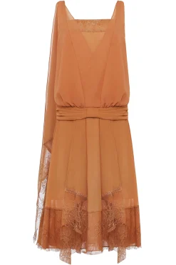 BABEYOND Day Dresses<Classic Pleated Waistband Lace Day Dress