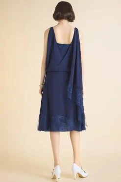 BABEYOND Day Dresses<Classic Pleated Waistband Lace Day Dress