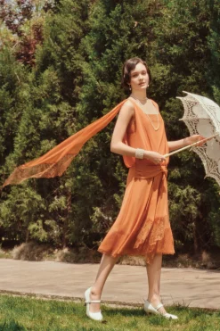 BABEYOND Day Dresses<Classic Pleated Waistband Lace Day Dress