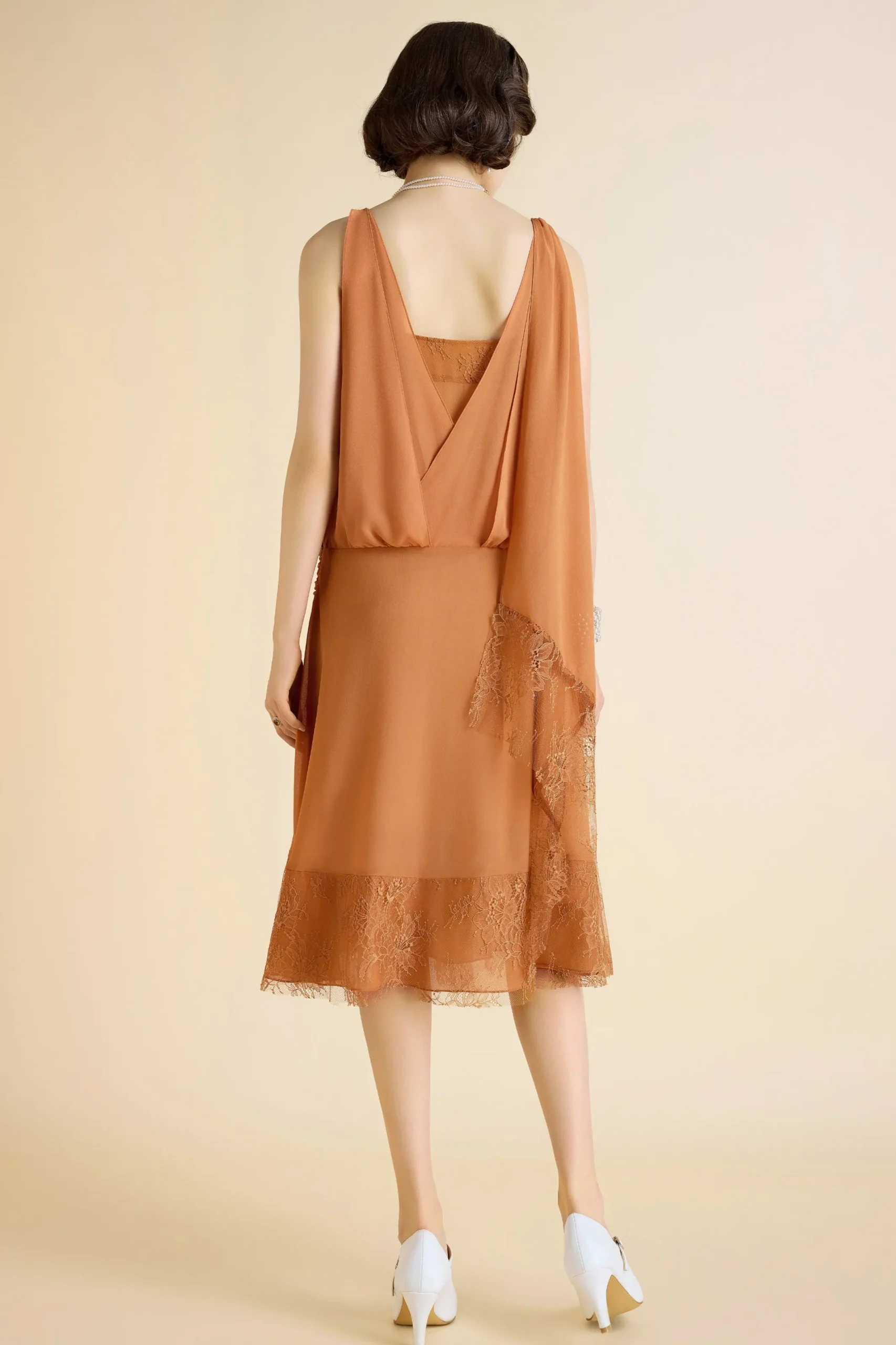 BABEYOND Day Dresses<Classic Pleated Waistband Lace Day Dress