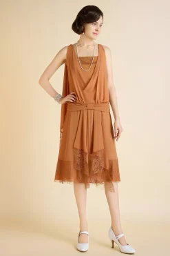 BABEYOND Day Dresses<Classic Pleated Waistband Lace Day Dress