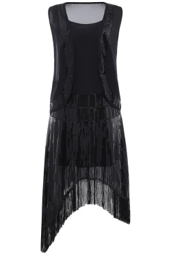 BABEYOND Day Dresses | Fringe<Classic 20s H-line Two-Piece Day Dress