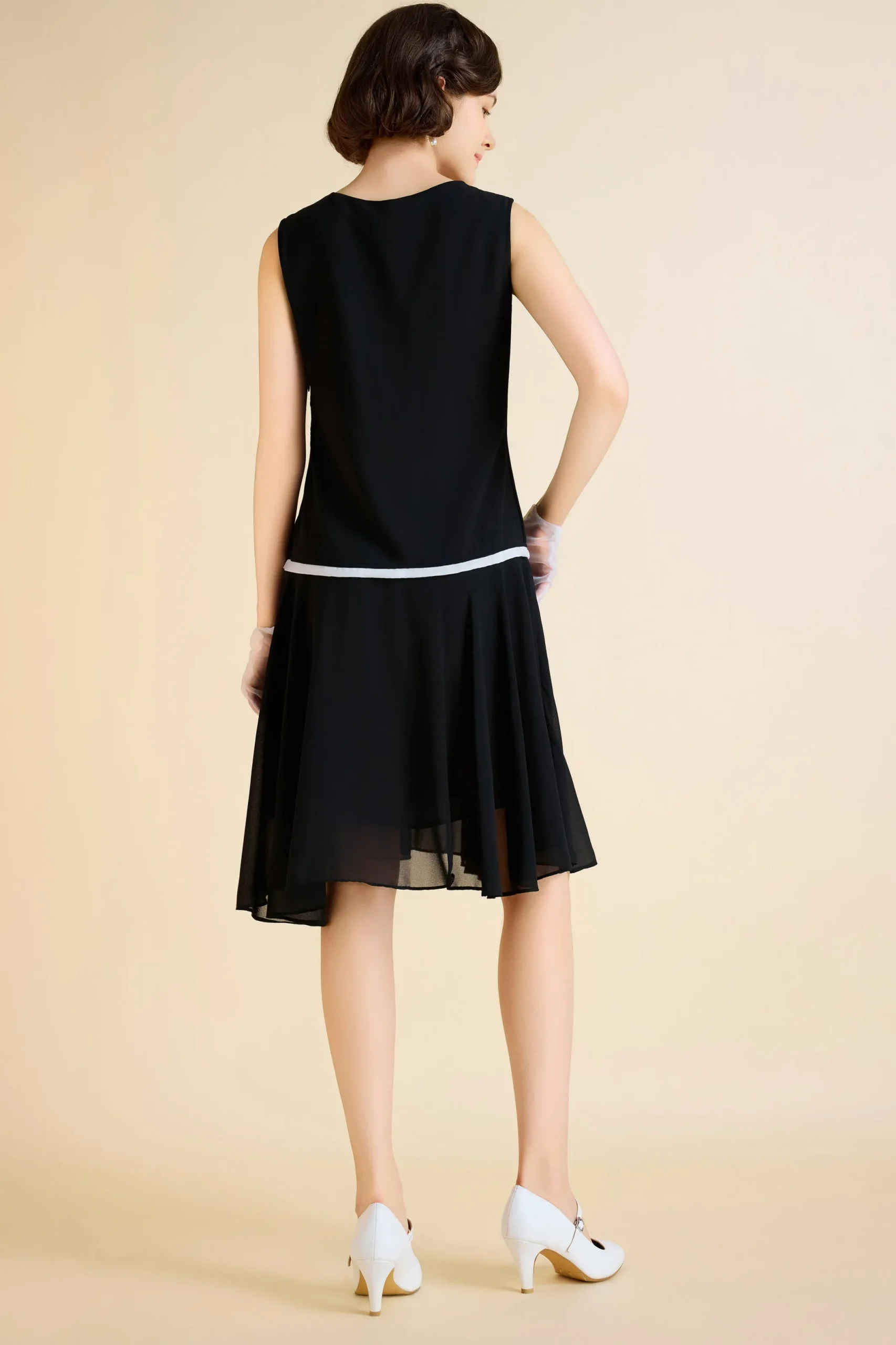 BABEYOND Flapper Dresses | Day Dresses<Classic Sleeveless Casual Dress