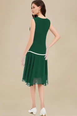 BABEYOND Flapper Dresses | Day Dresses<Classic Sleeveless Casual Dress
