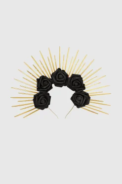 BABEYOND Halo Crown<Classy Rose Spiked Sunburst Goddess Halo Crown