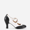 BABEYOND Shoes<Closed Toe Ankle Cross Strap Shoes