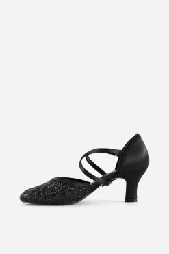 BABEYOND Shoes<Closed Toe Flash Latin Dance Shoes