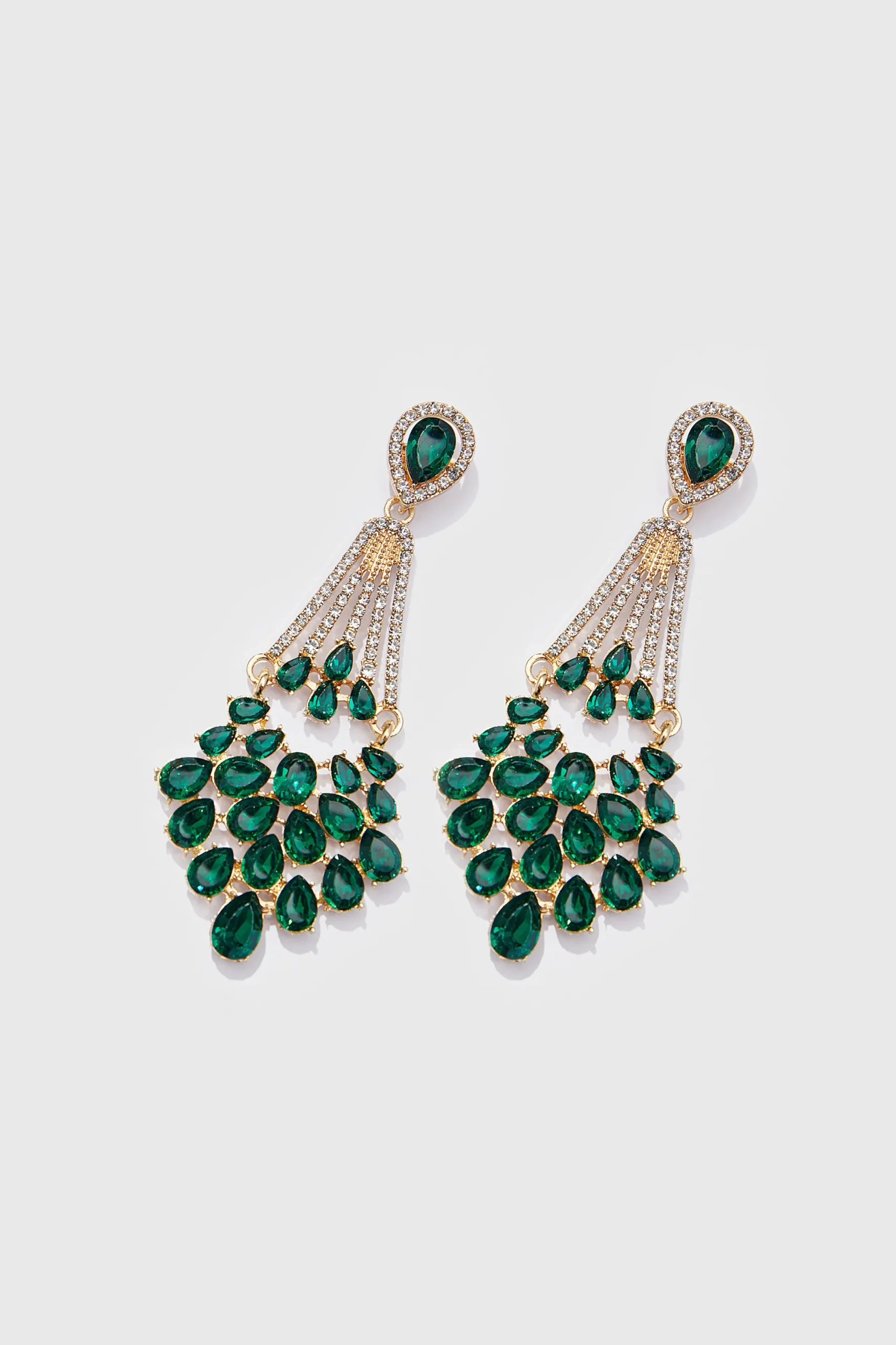 BABEYOND Earrings | Rhinestone<Crystal Rhinestone Chandelier Earrings