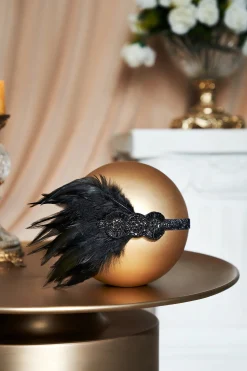 BABEYOND Feather | Feather<Crystal Studded Feather Headband