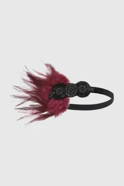 BABEYOND Feather | Feather<Crystal Studded Feather Headband