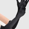 BABEYOND Gloves<21.6" Cuff Pearl Stretchy Gloves