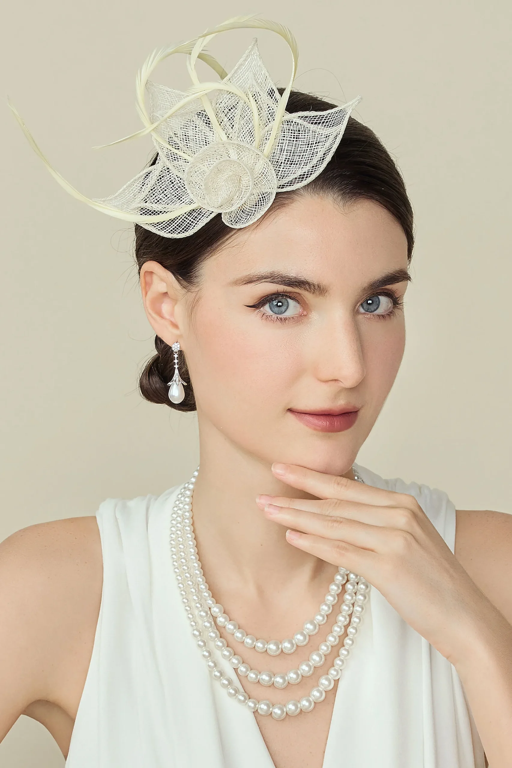 BABEYOND Fascinators<Delicate Kentucky Feather Floral Fascinator