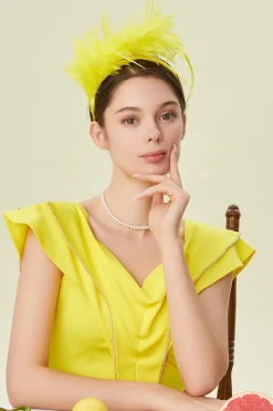 BABEYOND Fascinators<Delicate Kentucky Feather Headband Fascinator
