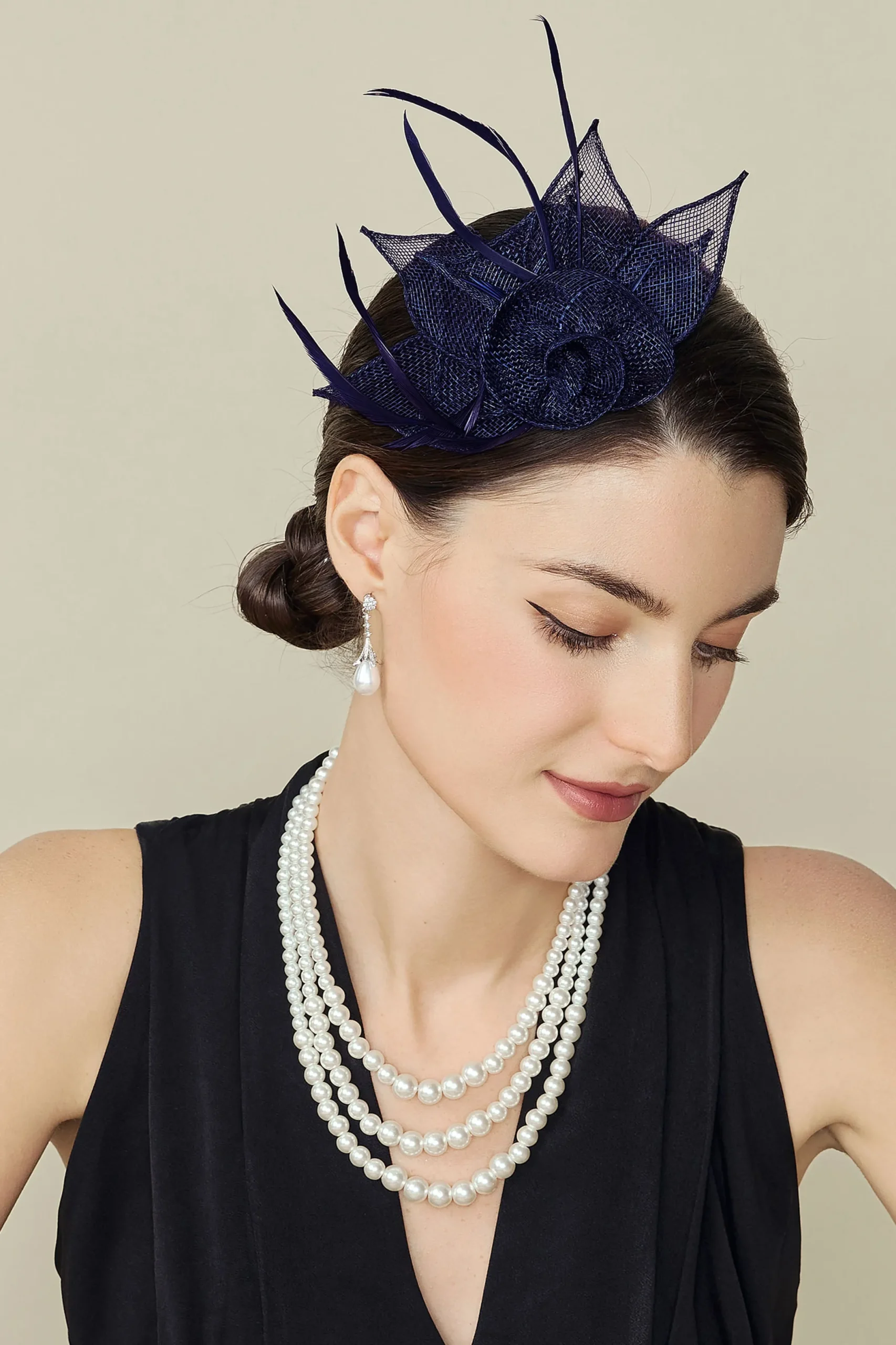 BABEYOND Fascinators<Delicate Kentucky Feather Floral Fascinator