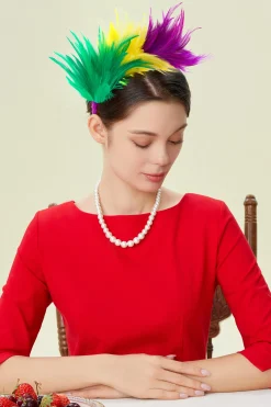 BABEYOND Fascinators<Delicate Kentucky Feather Headband Fascinator