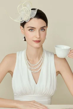 BABEYOND Fascinators<Delicate Kentucky Feather Floral Fascinator