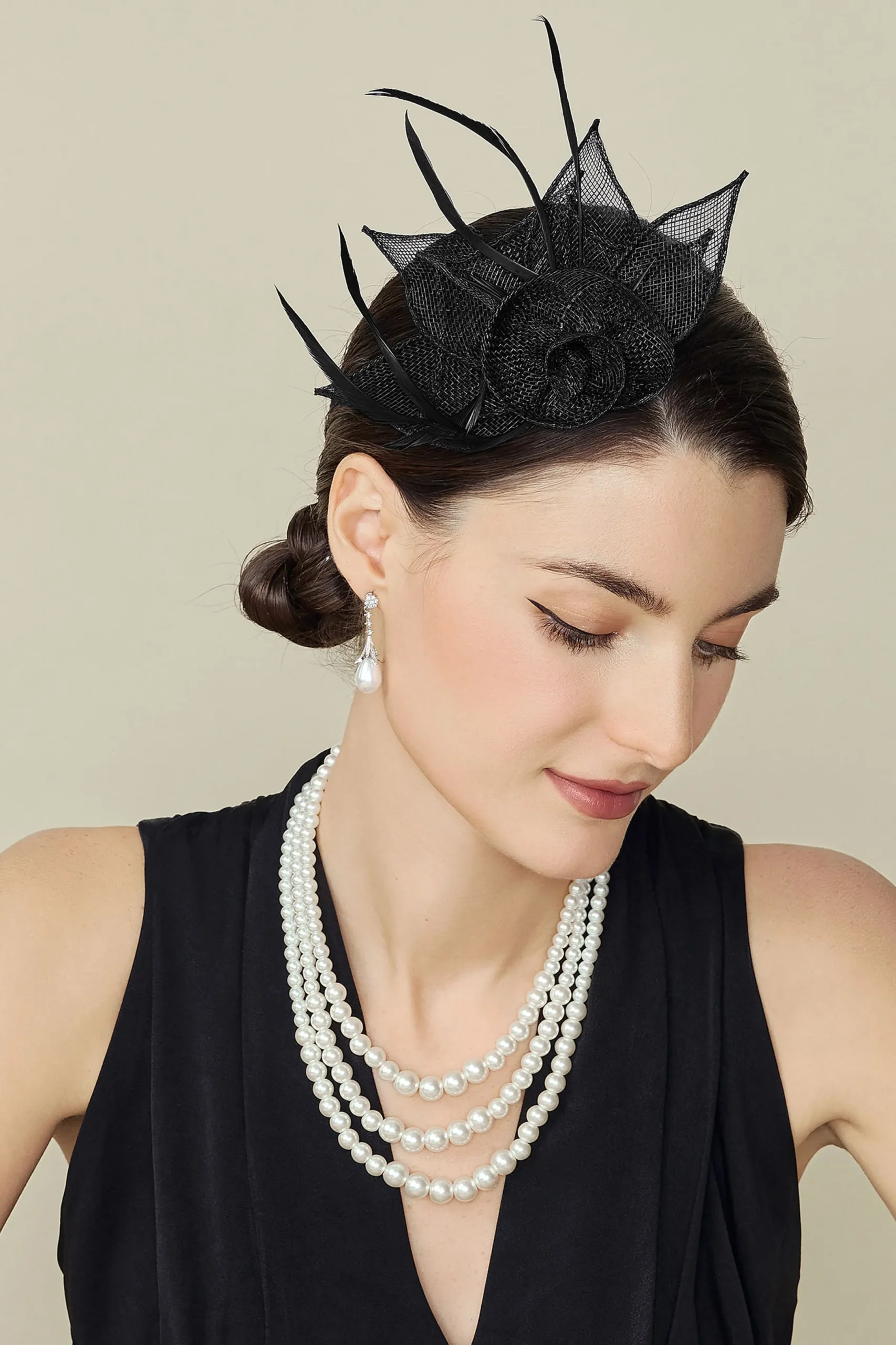 BABEYOND Fascinators<Delicate Kentucky Feather Floral Fascinator