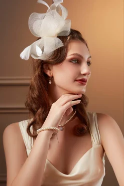 BABEYOND Fascinators<Delicate Organza Ribbon Derby Fascinator